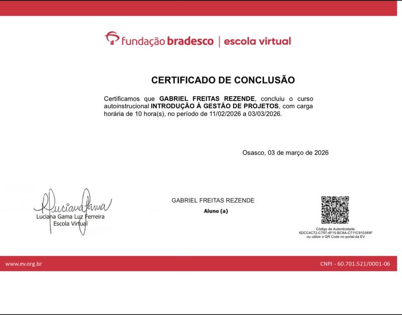 Introdução a Gestão de Projetos